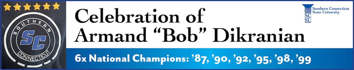 Celebration of Armand Bob Dikranian. 6 times national champsions from 1987, 1990, 1992, 1995, 1998, 1999