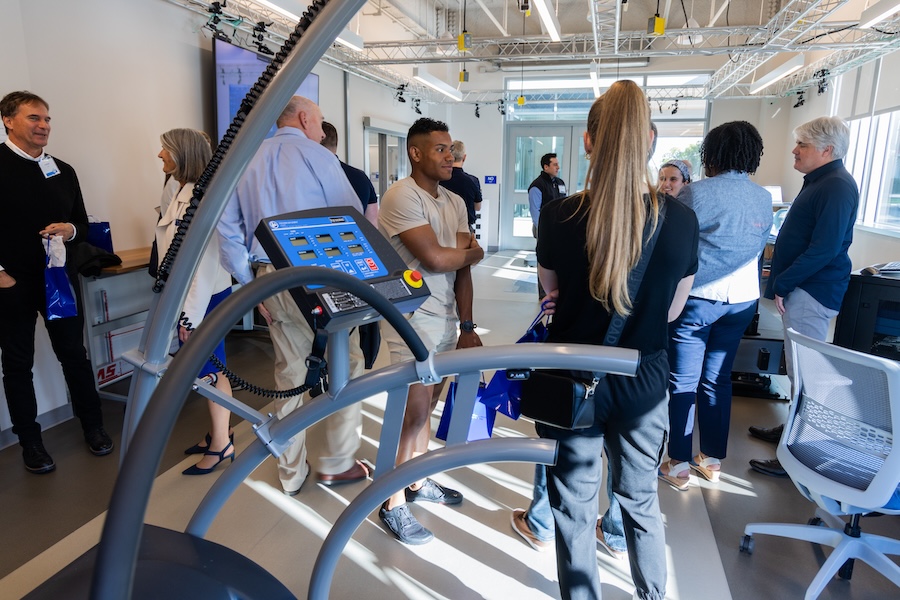 Visitors at the CHAMP Center's grand opening