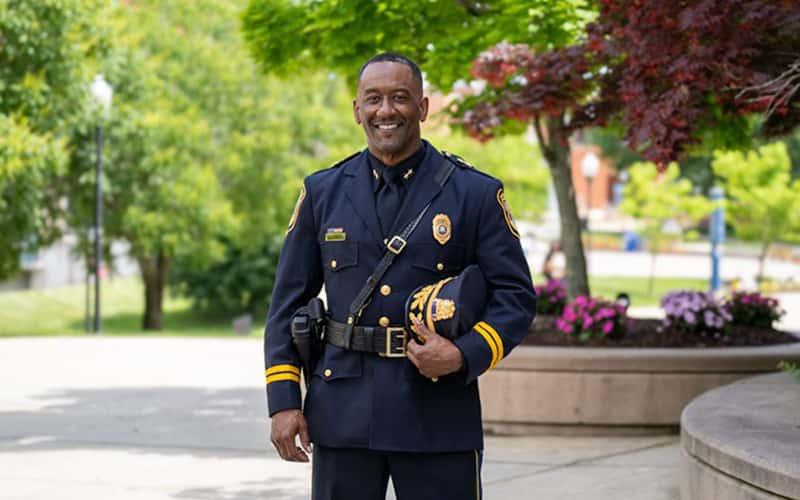 SCSU's new Chief of Police and Director of Public Safety Makiem Miller