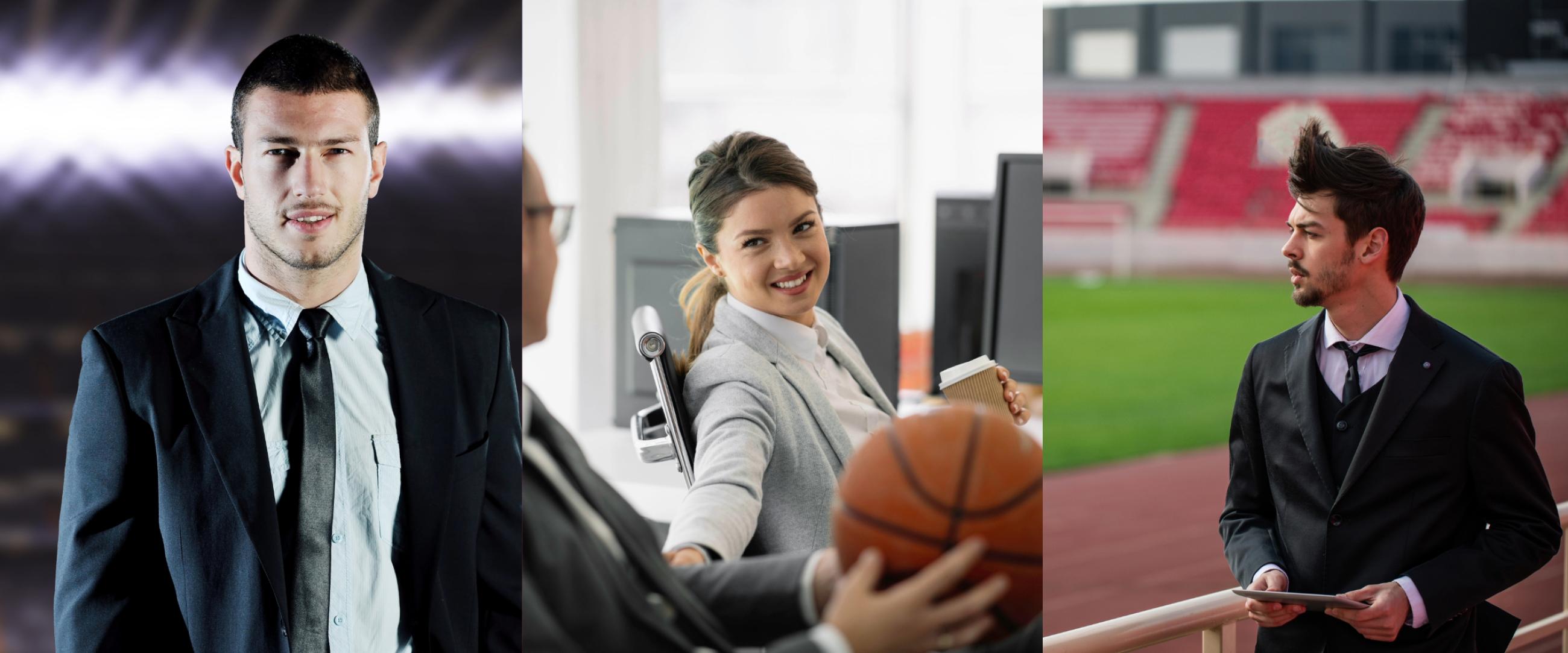 Collage of sport and entertainment managers