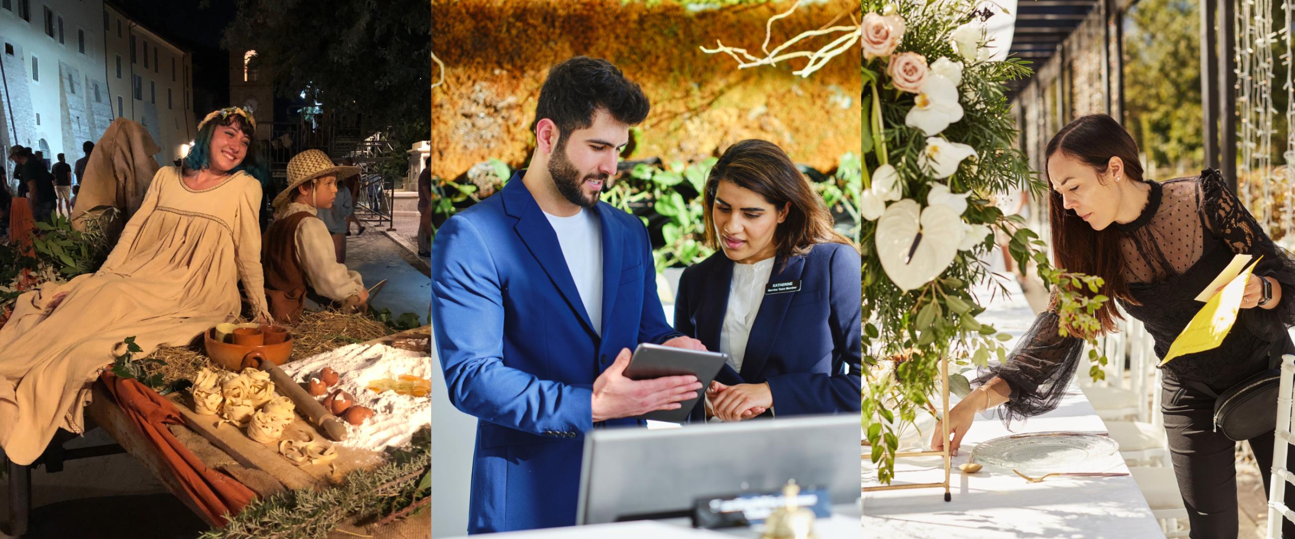 Collage of tourism and hospitality staff