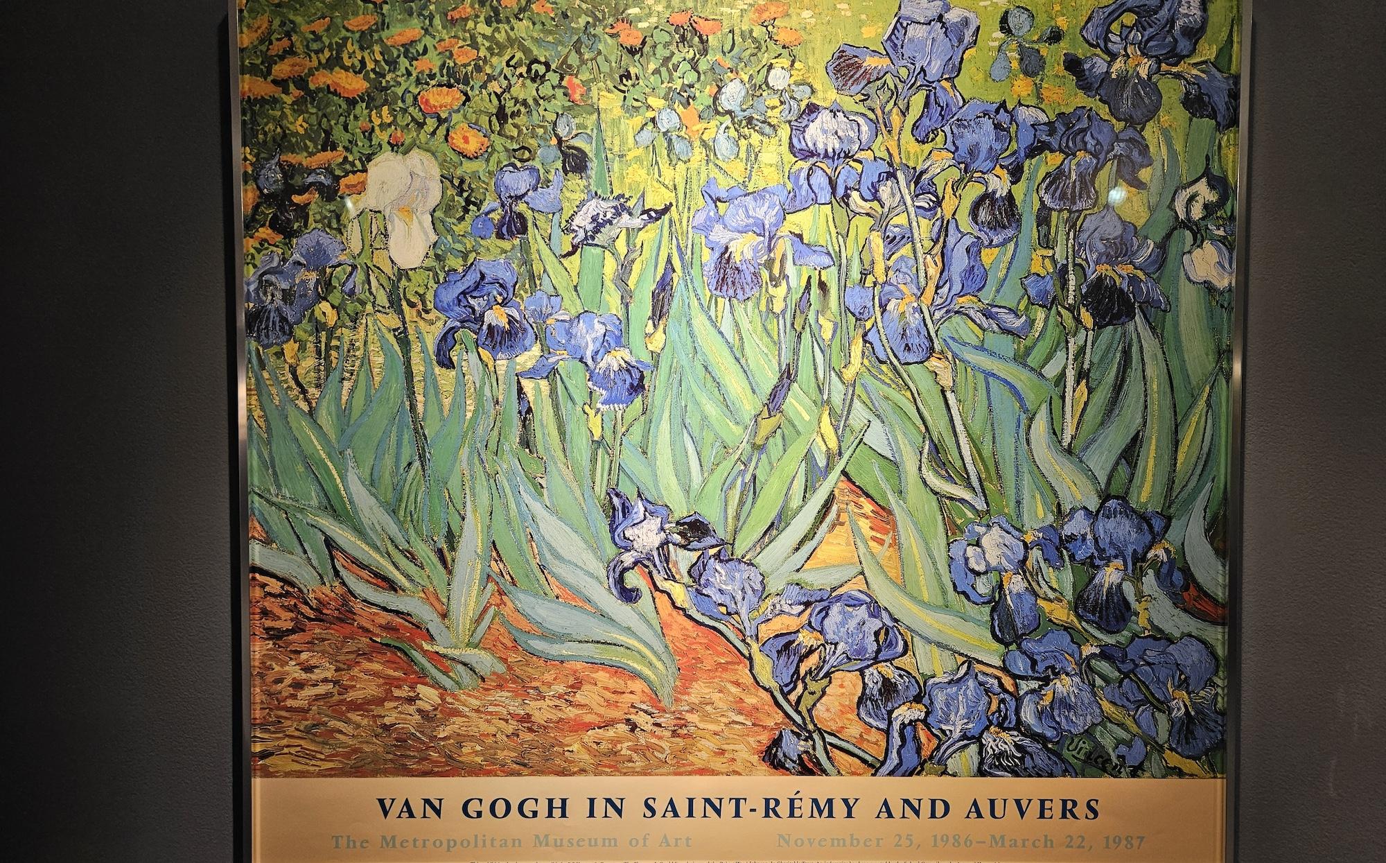 SCSU Buley Art Gallery Van Gough Poster for Vintage Poster Exhibition